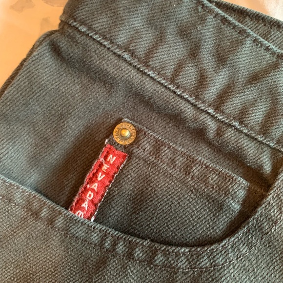 Vintage Black Nevada Denim Shorts - Picture 6 of 6